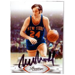 571329 New York Knicks Coach Jeff Van Gundy Autographed Basketball Card - 1997 Skybox Hoops No.266