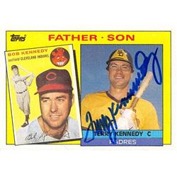 572229 San Diego Padres Terry Kennedy Autographed Baseball Card - 1985 Topps No.135 -  Autograph Warehouse