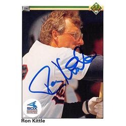 572255 Chicago White Sox Ron Kittle Autographed Baseball Card - 1990 Upper Deck No.790