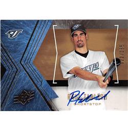 572284 Toronto Blue Jays 67 Raul Tarlado Autographed Baseball Card Rookie - 2005 Upper Deck SP No.156 Certified 022 of 185