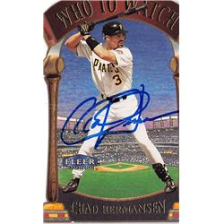 572560 Pittsburgh Pirates Chad Hermansen Autographed Baseball Card - 2000 Fleer No.5WW Who to Watch Insert Edition