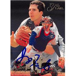 570686 California Angels, SC Jorge Fabregas Autographed Baseball Card - 1994 Fleer Flair No.270
