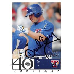 571247 Toronto Blue Jays Dave Berg Autographed Baseball Card - 2003 Upper Deck No.77