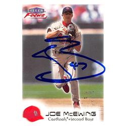 571260 St Louis Cardinals Joe Mcewing Autographed Baseball Card - 2000 Fleer Focus No.103