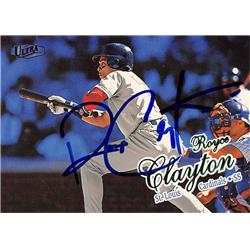 570879 St. Louis Cardinals, SC Royce Clayton Autographed Baseball Card - 1998 Fleer Ultra No.271