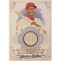 571576 Arizona Diamondbacks Justin Upton Player Used Bat Patch Baseball Card - 2018 Allen & Ginters No.FSRBJU