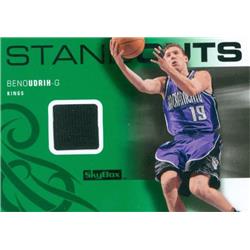 571692 Sacramento Kings Beno Udrih Player Worn Jersey Patch Basketball Card - 2009 Upper Deck Skybox Standouts No.SOBU -  Autograph Warehouse