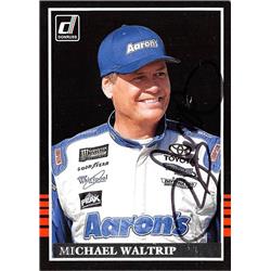 570430 NASCAR Driver, Auto Racing Michael Waltrip Autographed Trading Card - 2018 Donruss No.117