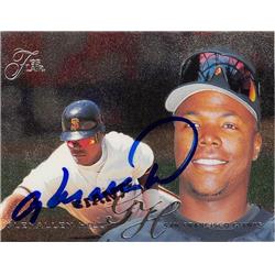 570788 San Francisco Giants, SC Glenallen Hill Autographed Baseball Card - 1995 Fleer Flair No.424