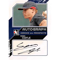 587093 Sean Coyle Autographed Baseball Card - Boston Red Sox 67 2011 In The Game - No.ASC2 Certified Rookie