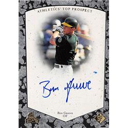 587142 Ben Grieve Autographed Baseball Card - Oakland Athletics 1997 Upper Deck Top Prospect Rookie - No.BG