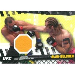 587473 Alan Belcher Event Used Octagon Mat Patch Trading Card - UFC, Ultimate Fighting Championship 2010 Topps - No.FMAB