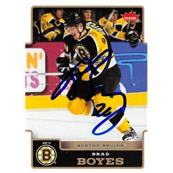 Brad Boyes Autographed Hockey Card - Boston Bruins, SC 2006 Fleer - No.17