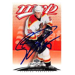 620638 Viktor Kozlov Autographed Hockey Card - Florida Panthers, SC 2003 Upper Deck MVP - No.178