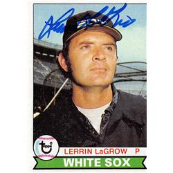621679 Lerrin Lagrow Autographed Baseball Card - Chicago White Sox 1979 Topps - No.527