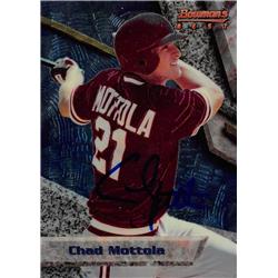 622086 Chad Mottola Autographed Baseball Card - Cincinnati Reds 1994 Bowmans Best - No.21