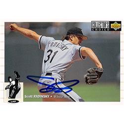 626451 Scott Radinsky Autographed Baseball Card - Chicago White Sox 1994 Upper Deck - No.235