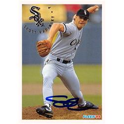 626452 Scott Radinsky Autographed Baseball Card - Chicago White Sox 1994 Fleer - No.92