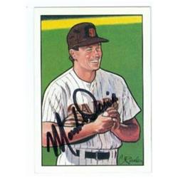 626466 Mark Davis Autographed Baseball Card - San Diego Padres Art Image 1990 Topps Bowman - No.CCMD Sweepstakes