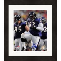 627279 8 x 10 in. Terrence Cody Autographed Photo - Baltimore Ravens - No.1 Matted & Framed