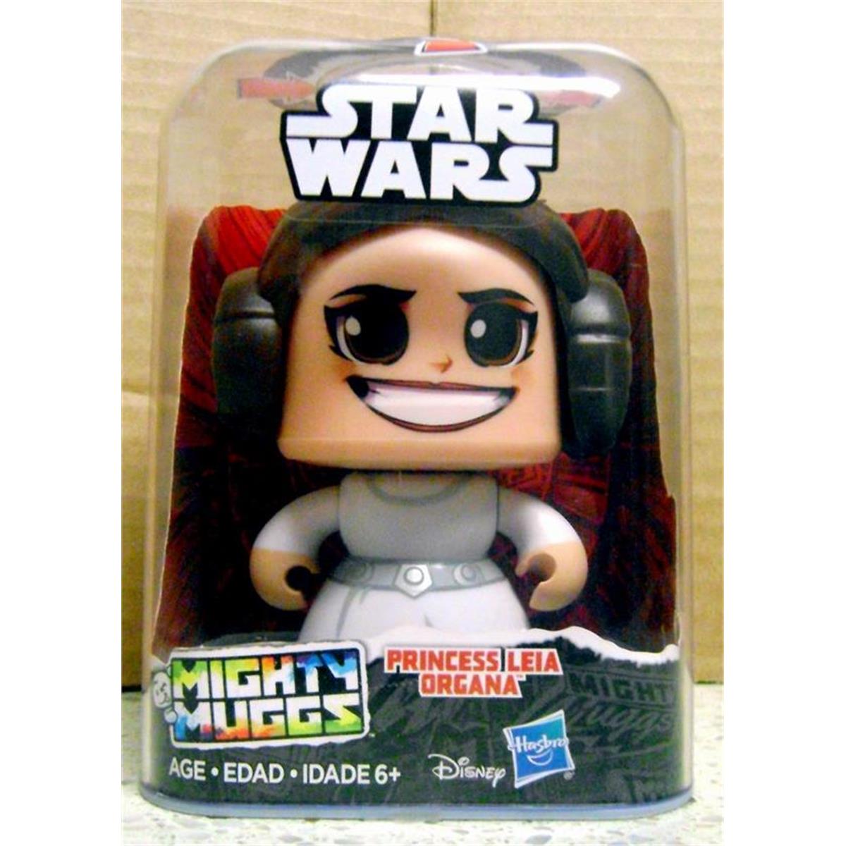 Picture of Autograph Warehouse 637317 3 x 4 in. Princess Leia Organa Star Wars Toy - Mighty Muggs 04 Hasbro Disney NIB