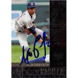 Alexi Casilla Autographed Baseball Card - Minnesota Twins 2007 Upper Deck SP Rookie - No.134