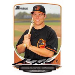 637585 Alex Murphy Autographed Baseball Card - Baltimore Orioles 2014 Bowman Rookie - No.BDPP59
