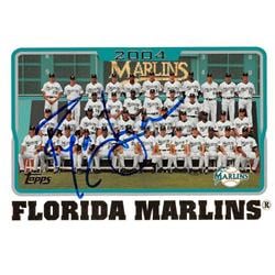 637822 Ryan Jorgensen Autographed Baseball Card - Florida Marlins 2005 Topps Team - No.649