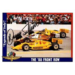 652829 Danny Sullivan Autographed Trading Card - Auto Racing, NASCAR, SC 1991 Legends of Indy - No.74