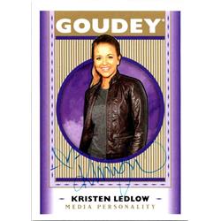 653189 Kristen Ledlow Autographed Trading Card - NBA Commentator, Host, TNT 2019 Upper Deck Goodwin Champions Goudey - No.G28