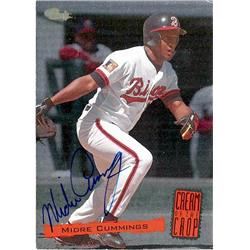 653314 Midre Cummings Autographed Baseball Card - Buffalo Bisons 1993 Classic Cream of the Crop - No.C22
