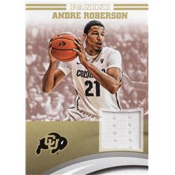 653687 Andre Roberson Player Worn Jersey Patch Basketball Card - Colorado Buffaloes 2016 Panini Team Collection - No.ARCU