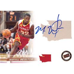 584900 Martell Webster Autographed Basketball Card  McDonalds All American 2005 Press Pass Rookie  No32