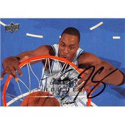 585027 Dwight Howard Autographed Basketball Card - Orlando Magic 2008 Upper Deck - No.134