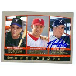 585734 Nick Johnson Autographed Baseball Card - New York Yankees 1999 Topps Baseball Card - No.204