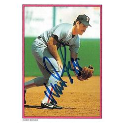 586562 Wade Boggs Autographed Baseball Card - Boston Red Sox 1988 Topps All Star - No.51
