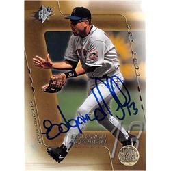 586693 Edgardo Alfonzo Autographed Baseball Card - New York Mets 2001 Upper Deck SP - No.73