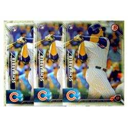 587425 Kyle Schwarber Baseball Card - Rookie Prospect Lot of 3 Chicago Cubs 2016 Topps Bowman - No.122 -  Autograph Warehouse