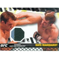 587491 Nate Marquardt Event Used Octagon Mat Patch Trading Card - UFC, Ultimate Fighting Championship 2010 Topps - No.FMNM
