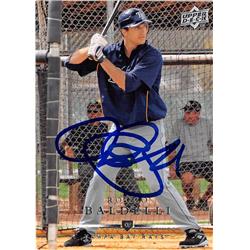 619641 Rocco Baldelli Autographed Baseball Card - Tampa Bay Rays 2008 Upper Deck - No.667