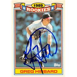 621288 Greg Hibbard Autographed Baseball Card - Chicago White Sox, 67 1990 Topps All Star - No.14