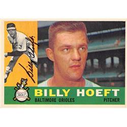621299 Billy Hoeft Autographed Baseball Card - Baltimore Orioles, 67 1960 Topps - No.369
