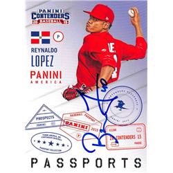 621690 Reynaldo Lopez Autographed Baseball Card - Chicago White Sox 2015 Panini Contenders Passports Dominican Republic - No.18