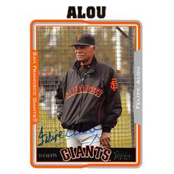621760 Felipe Alou Autographed Baseball Card - San Francisco Giants 2005 Topps - No.291