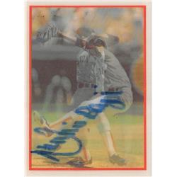 621837 Dennis Oil Can Boyd Autographed Baseball Card - Boston Red Sox 1987 Sportflics - No.47