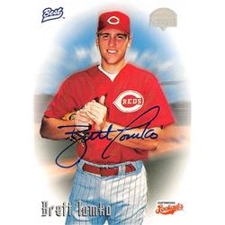 650053 Brett Tomko Autographed Baseball Card - Chattanooga Lookouts, Cincinnati Reds 1997 Best Rookie - No.BT