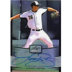651288 Luke Bard Autographed Baseball Card - Georgia Tech Yellow Jackets 2012 Leaf Draft Chrome Rookie - No.BALB1 LE 74-99