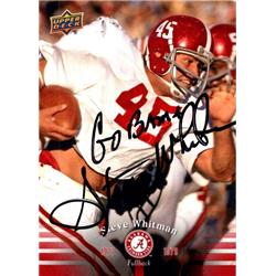 653043 Steve Whitman Autographed Football Card - Alabama Crimson Tide, SC 2012 Upper Deck - No.36 Inscribed Go Bama -  Autograph Warehouse