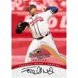 653374 Terrell Wade Autographed Baseball Card - Atlanta Braves 1997 Donruss Signature Series - No.TW -  Autograph Warehouse