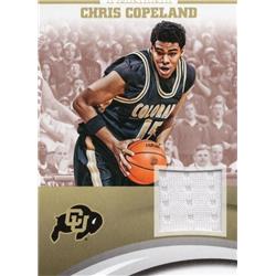 653692 Chris Copeland Player Worn Jersey Patch Basketball Card - Colorado Buffaloes 2016 Panini Team Collection - No.CCCU